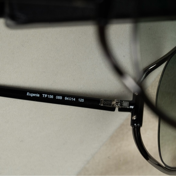 Tom Ford Sunglasses - Eugenia Square with Blue Gradient Lens - Picture 4 of 6